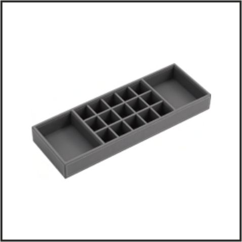 Вставка в ящик Pure-Pro LQ L=450 с ячейками (B) 150х425х50 (LQ4515B57)