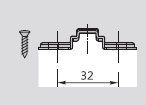 Монтажная планка H=4 DTC STANDART Click-On (H40AQ)