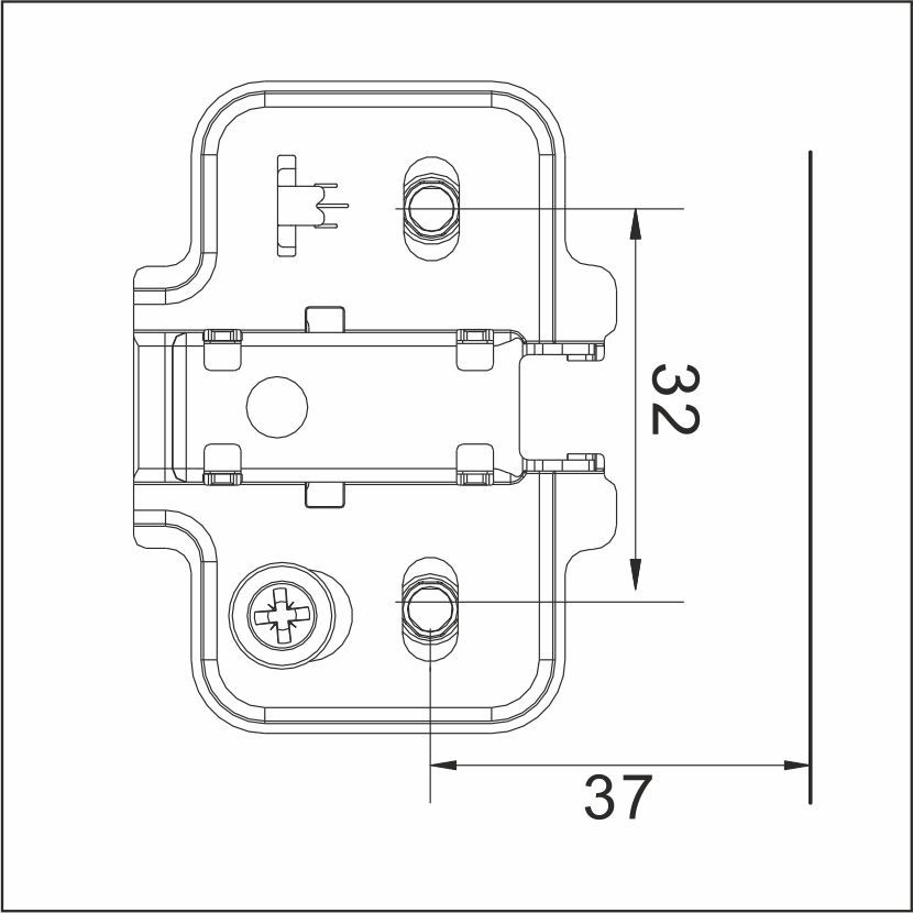 Монтажная планка H=2 DTC STYLISH Anyway-Clip 3D (82T2PTQ)