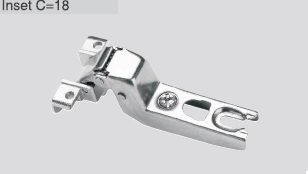 Петля для AL-рамки 110° DTC STANDARD Slide-on вкладная (C98C230)