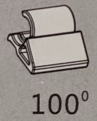 Ограничитель угла открывания фасада до 100° для TOP STAY SF (SF W100)