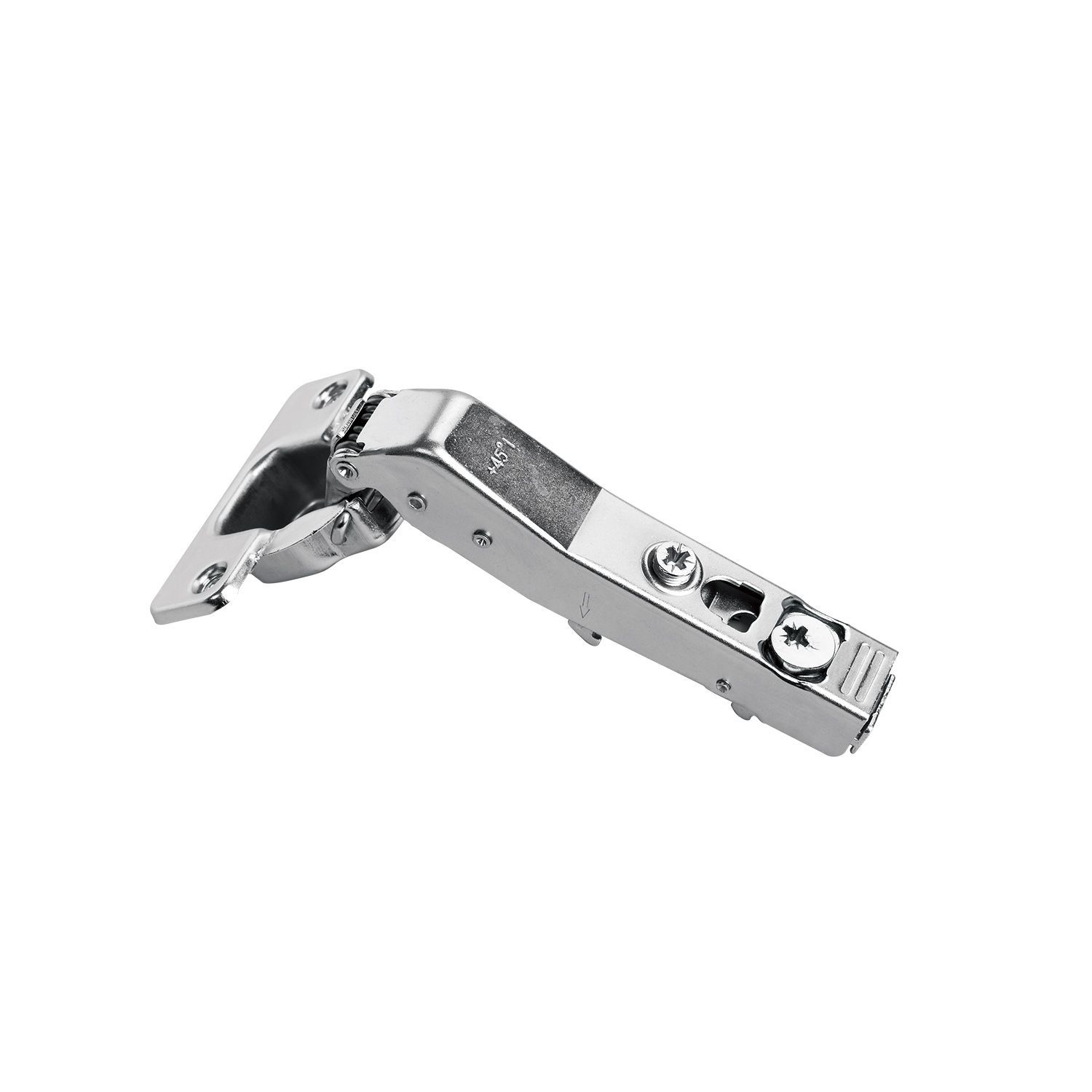 Петля +45° DTC PIVOT-PRO Click-On с доводчиком 48мм (C80E676F)