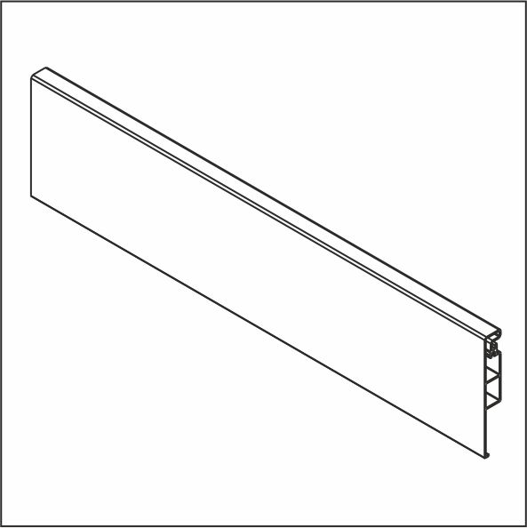 Передняя панель внутреннего ящика Dragon-Pro, 1100mm, белый (TB01021,E29)