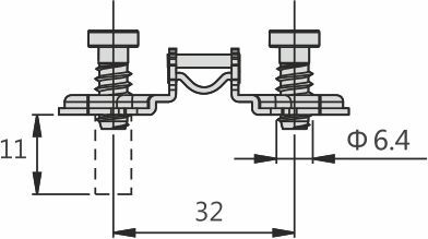 Монтажная планка H=2 DTC PIVOT-STAR Snap-On с евровинтами (81H22AQ)