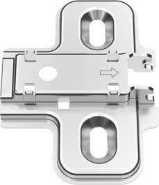 Монтажная планка H=4 DTC STYLISH Anyway Snap-on с евровинтами (82H42AQ)