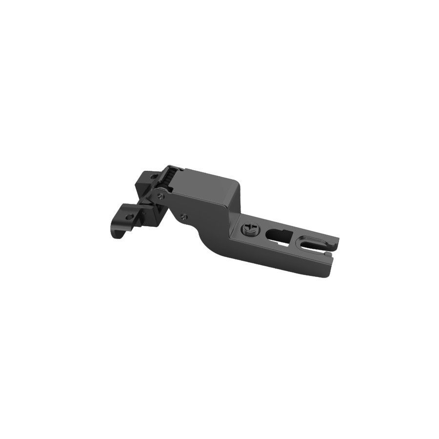 Петля для AL-рамки T=19-22мм 110° DTC STYLISH Slide-on вкладная PUSH (A82C278) черная (A08)