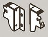 Крепление задней стенки h 84,5 DTC Dragon Box серый (M01031,Е18)
