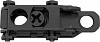 Монтажная планка H=0 DTC STYLISH Anyway Snap-on линейная 3D (82H00YQ) черная (A08)
