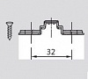 Монтажная планка H=4 DTC STANDART Slide-On (H40AZ)