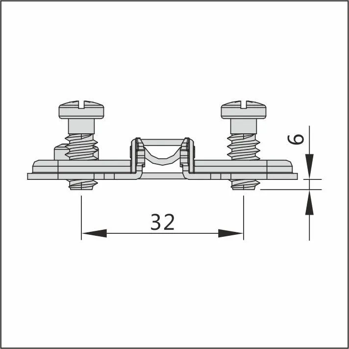 Монтажная планка H=0 DTC PIVOT-STAR Anyway-Clip c евровинтами 3D (81T02TQA)