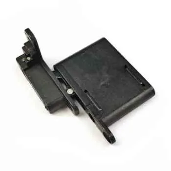 Петли D HINGE DTC 2шт. левая/правая + заглушки, до 7 кг, черные (TD0ARL+LK132, А08)
